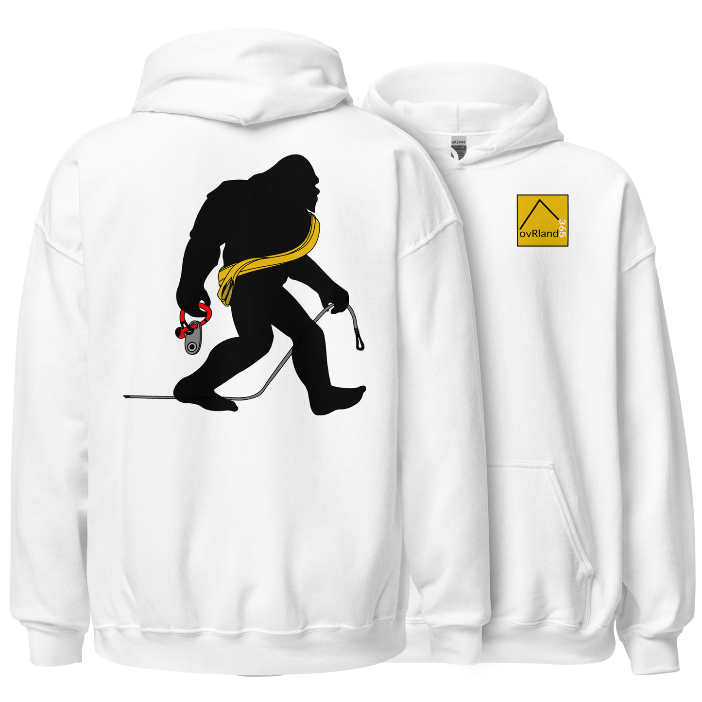 BigFoot Recovery Overland Offload Hoodie. White. overland365.com 