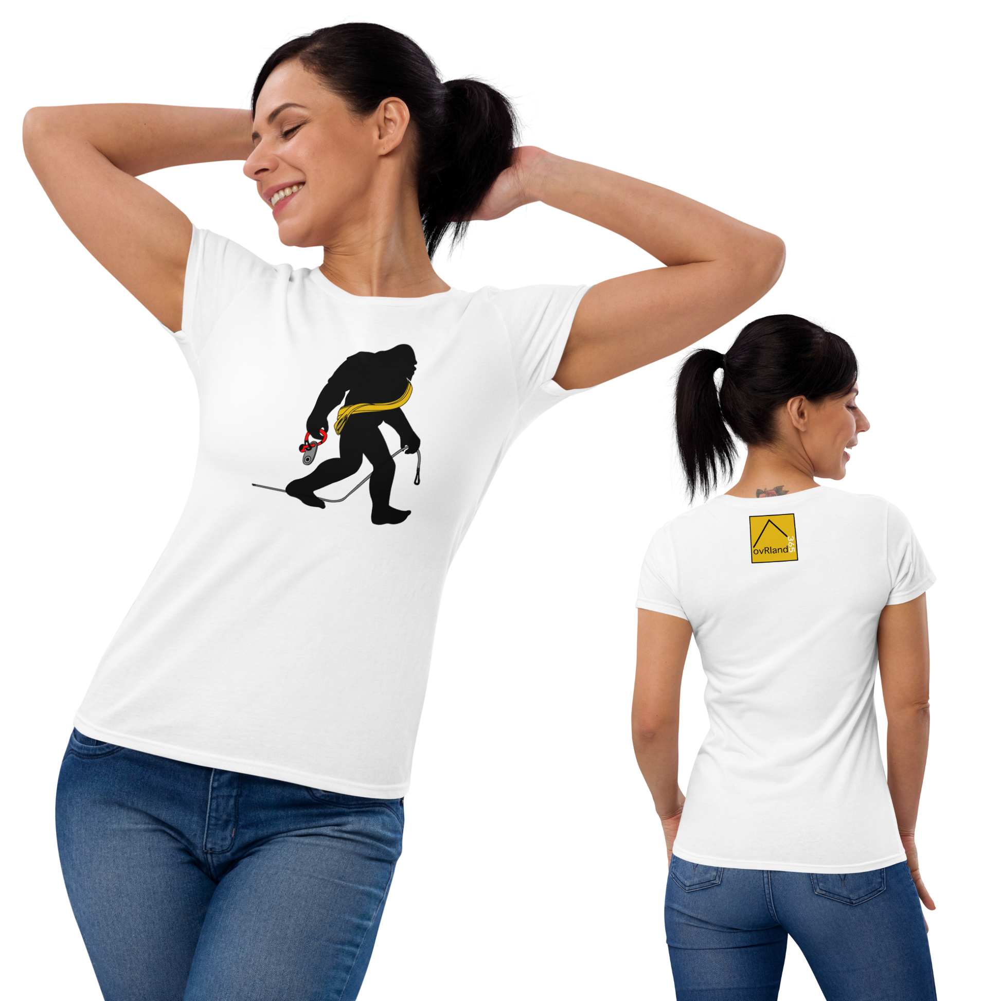 BigFoot Recovery Overland Offload Women's Tee. White. overland365.com 