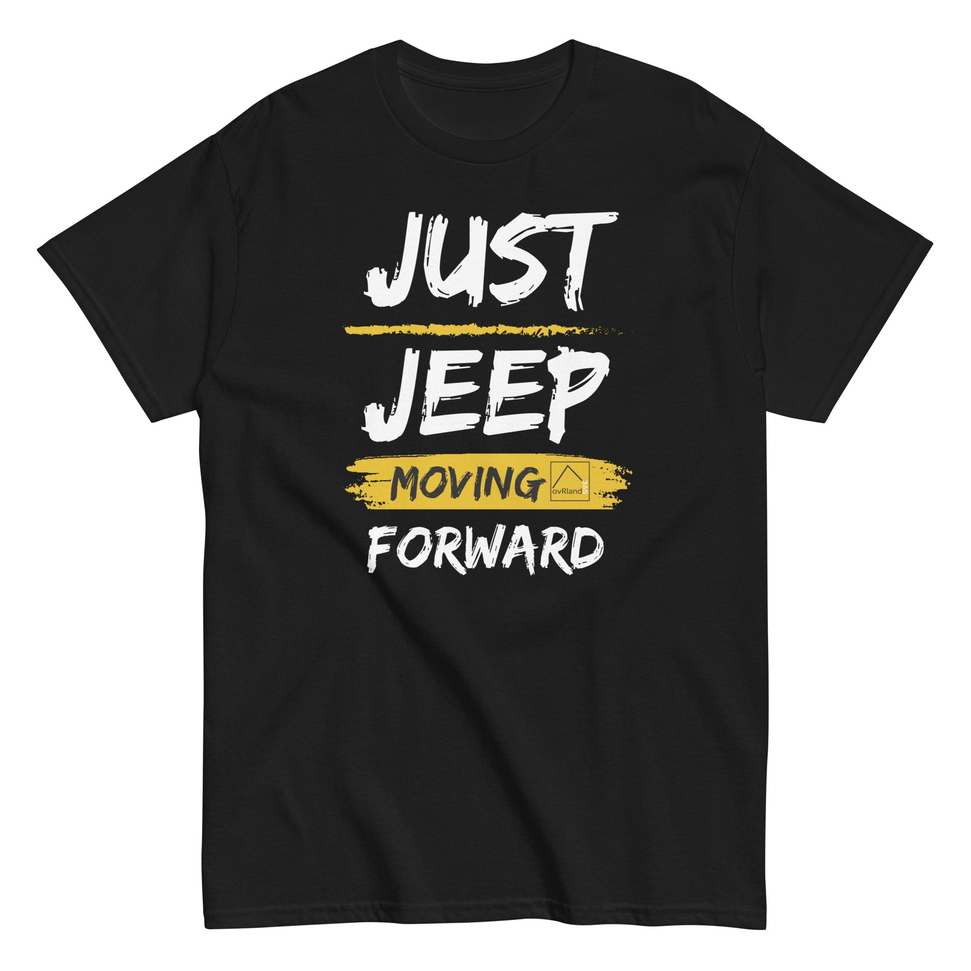 Just JEEP Moving Forward! Black Shirt. overland365.com