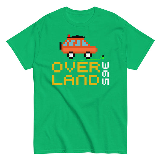 OVER LAND 365 Retro t-shirt. Green.   Overland365.com