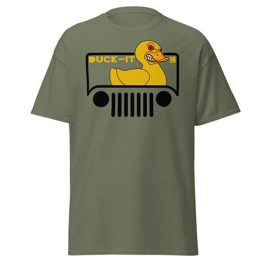 Jeep Green angry duck DUCK-IT shirt. overland365.com