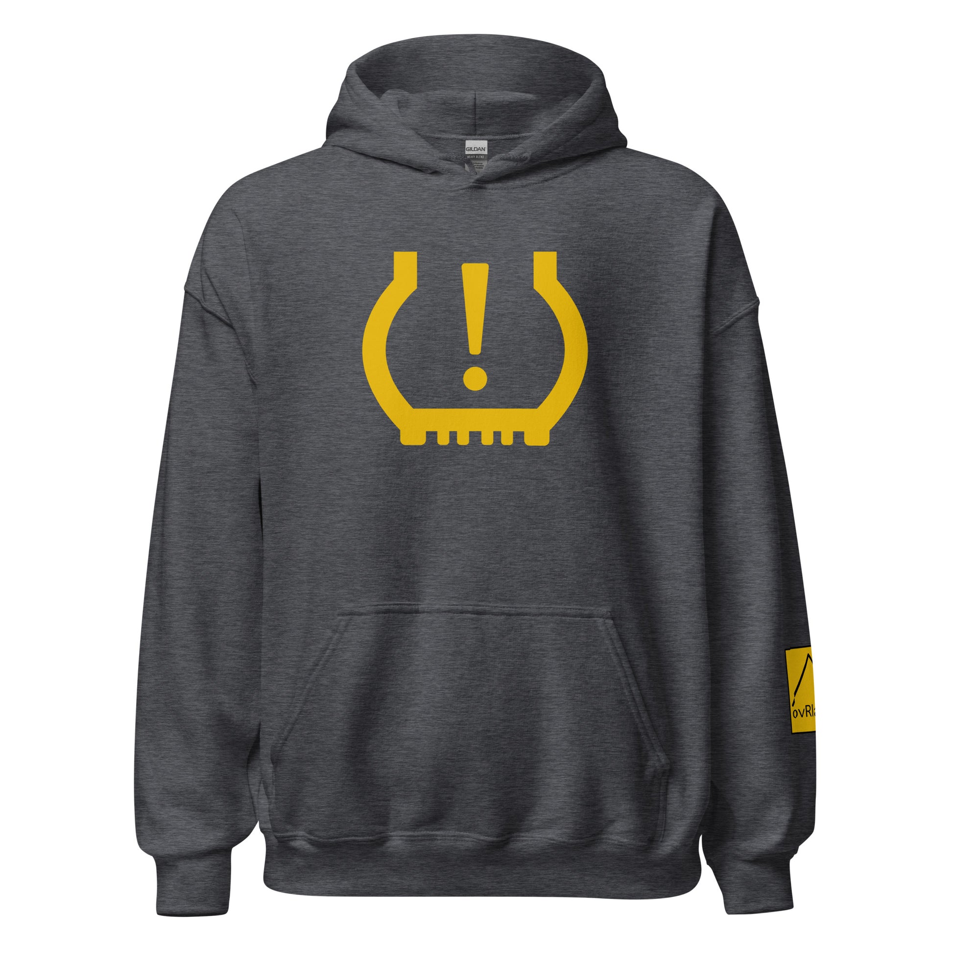 Air Down your tires dark grey Overland hoodie. overland365.com