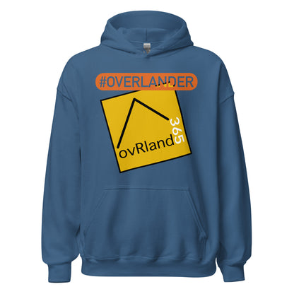 #overlander indigo blue overlanding hoodie. overland365.com
