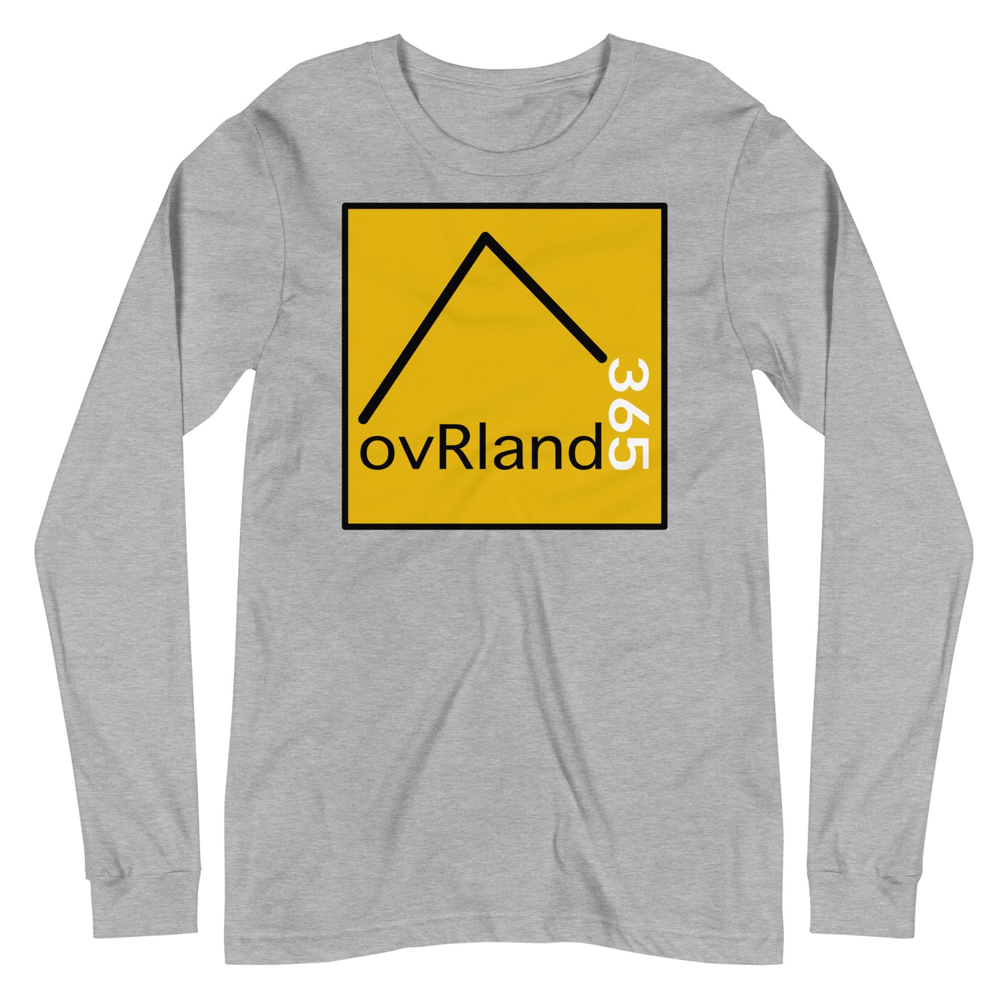 Classic ovRland365 long-sleeve, light grey. overland365.com