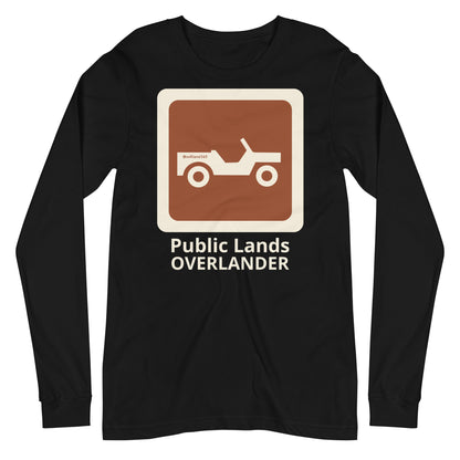 Black Public Lands OVERLANDER long-sleeve. overland365.com