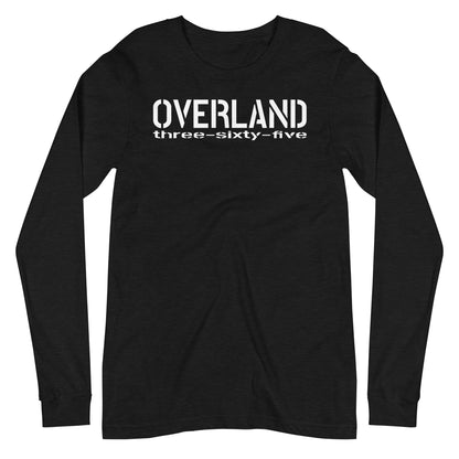 OVERLAND three-sixty-five black overland long-sleeve. overland365.com
