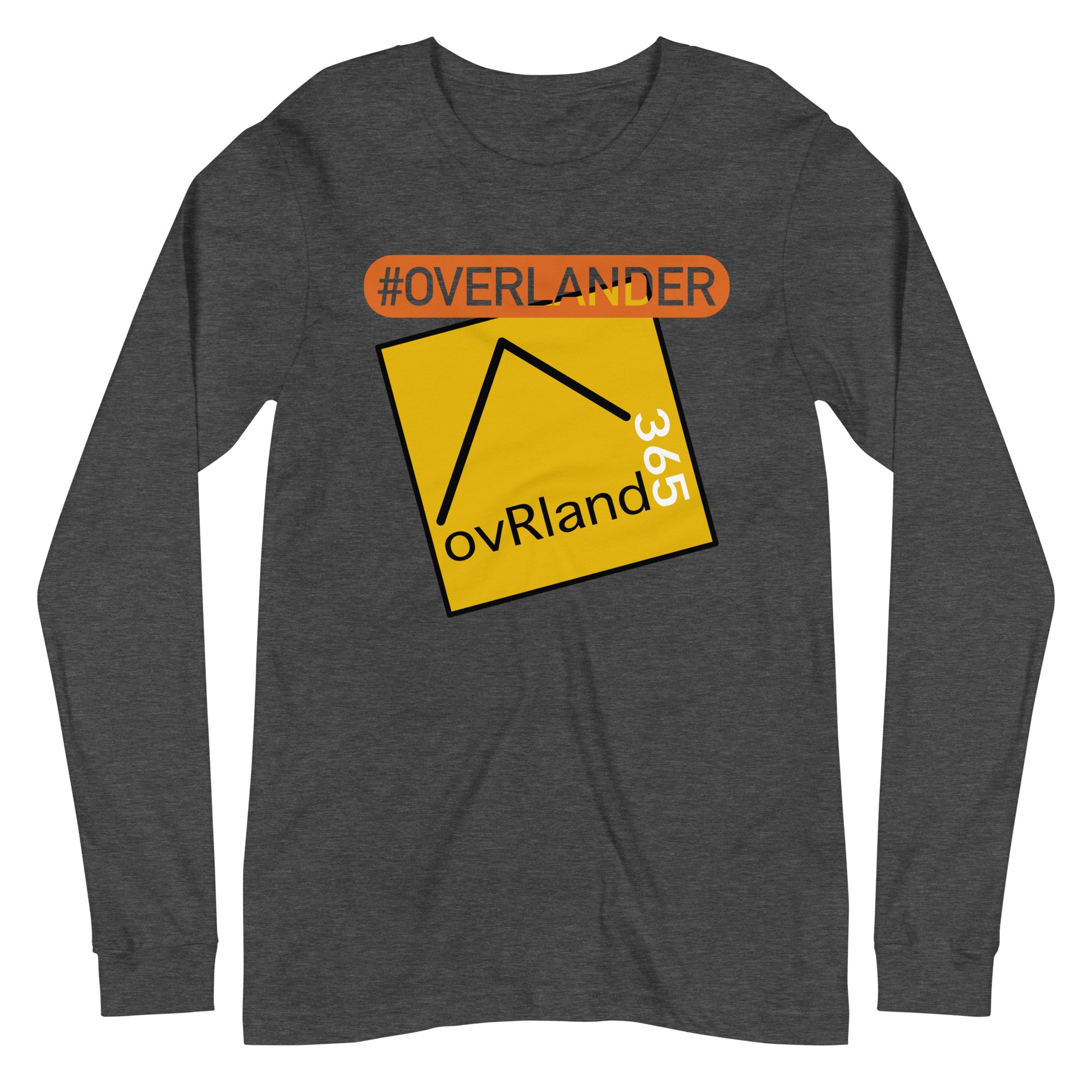 #overlander overlanding long-sleeve, dark grey. overland365.com