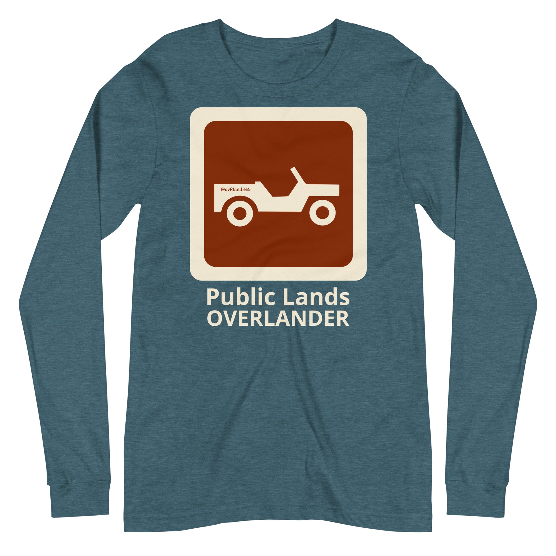 Teal Public Lands OVERLANDER long-sleeve. overland365.com