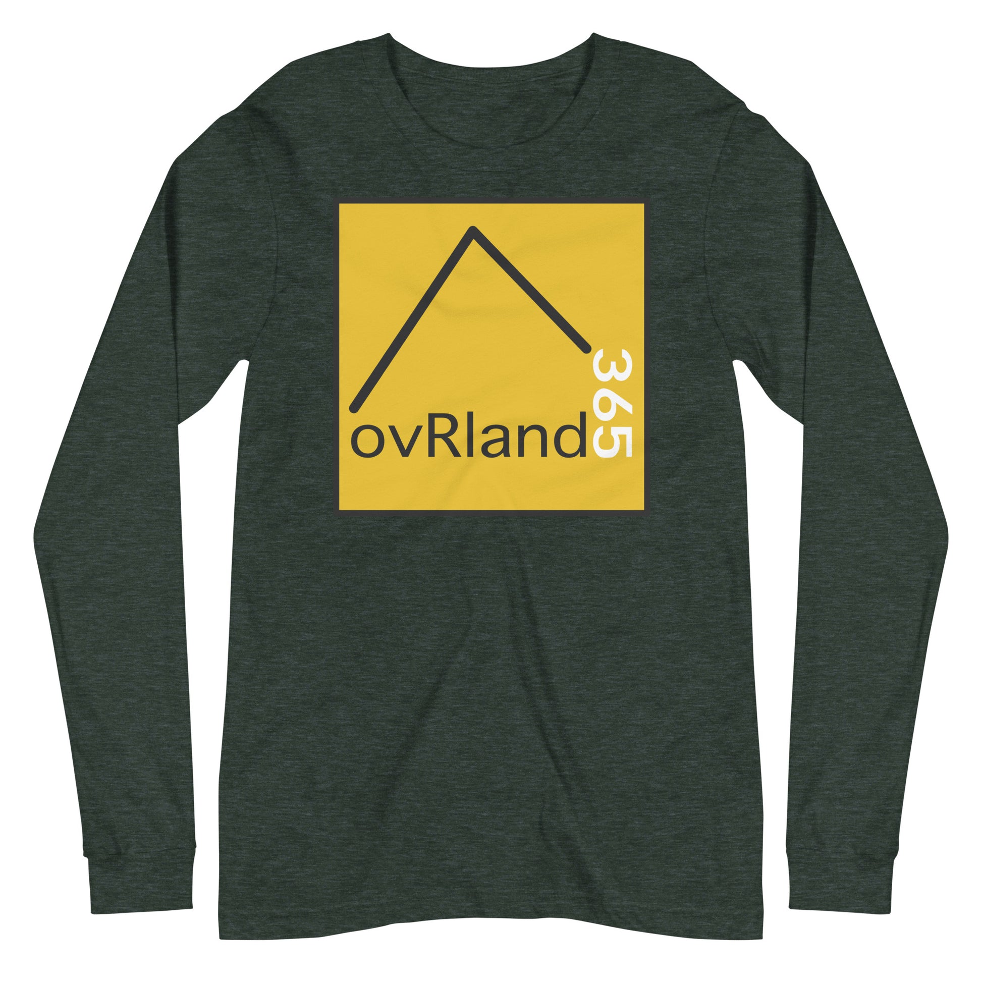 Classic ovRland365 long-sleeve, forest. overland365.com