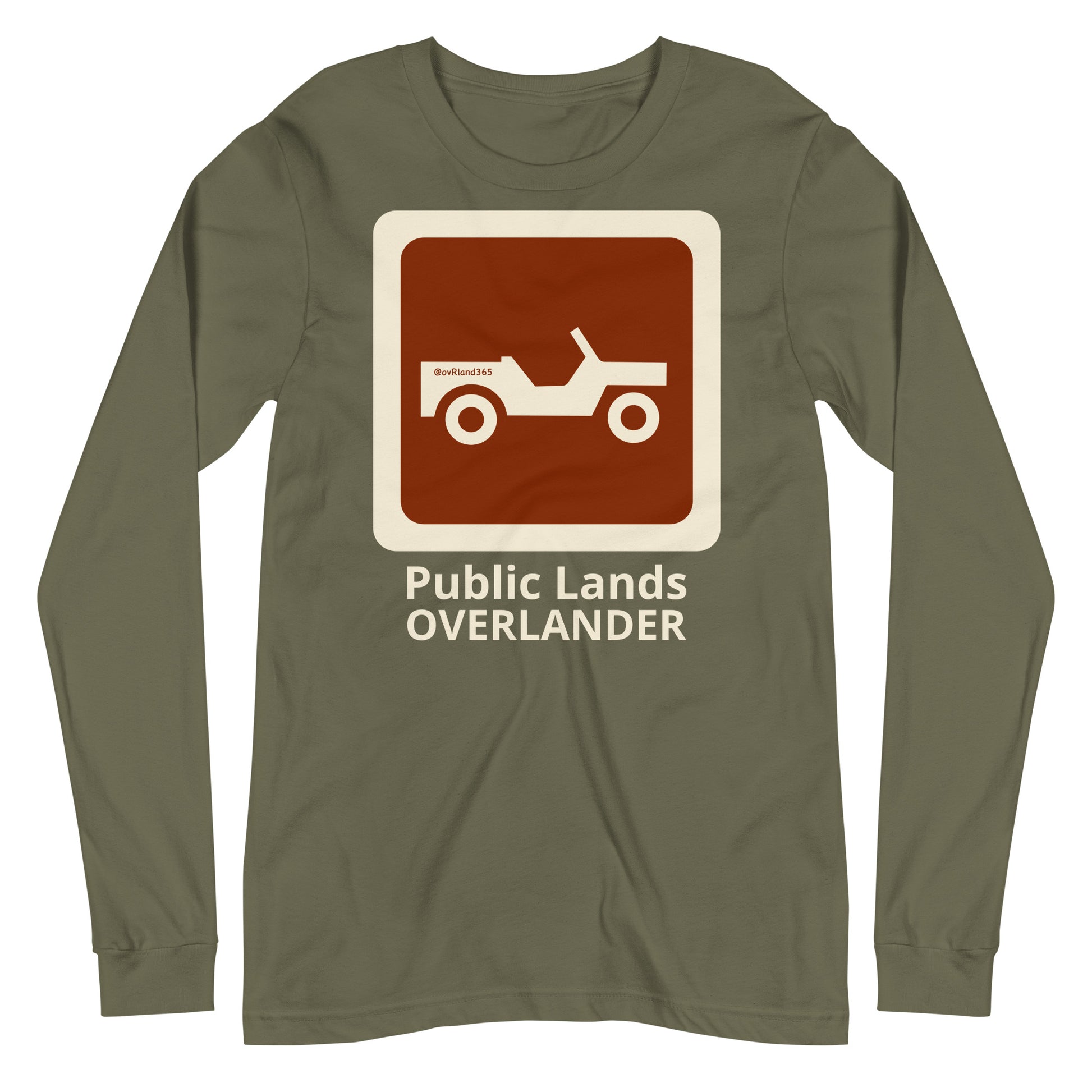 Green Public Lands OVERLANDER long-sleeve. overland365.com