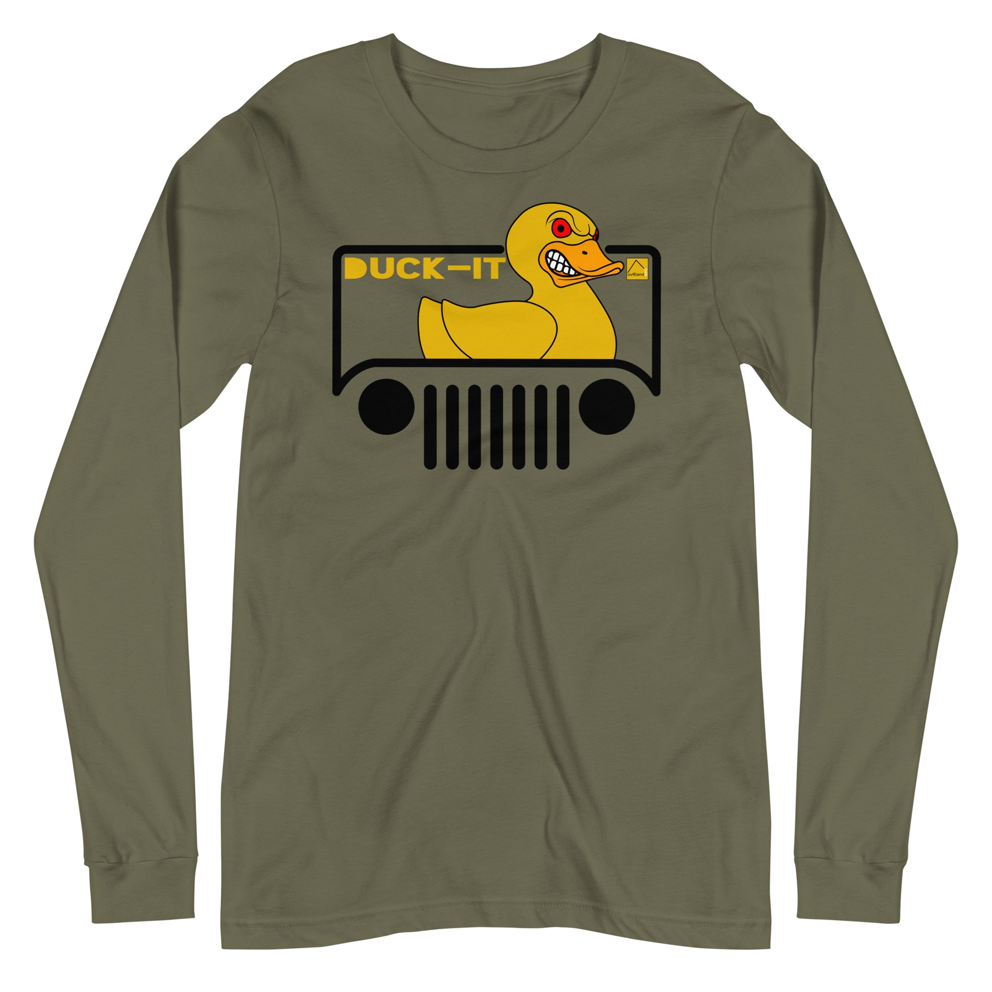 Jeep Green angry duck DUCK-IT long-sleeve. overland365.com