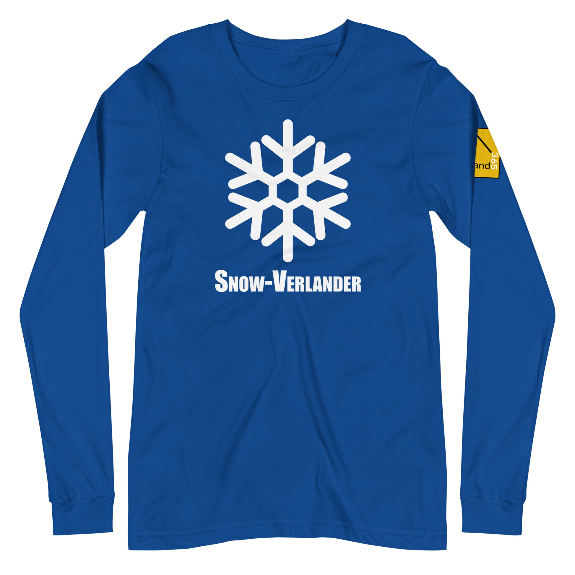Snow-Verlander overland long-sleeve. Blue. overland365.com