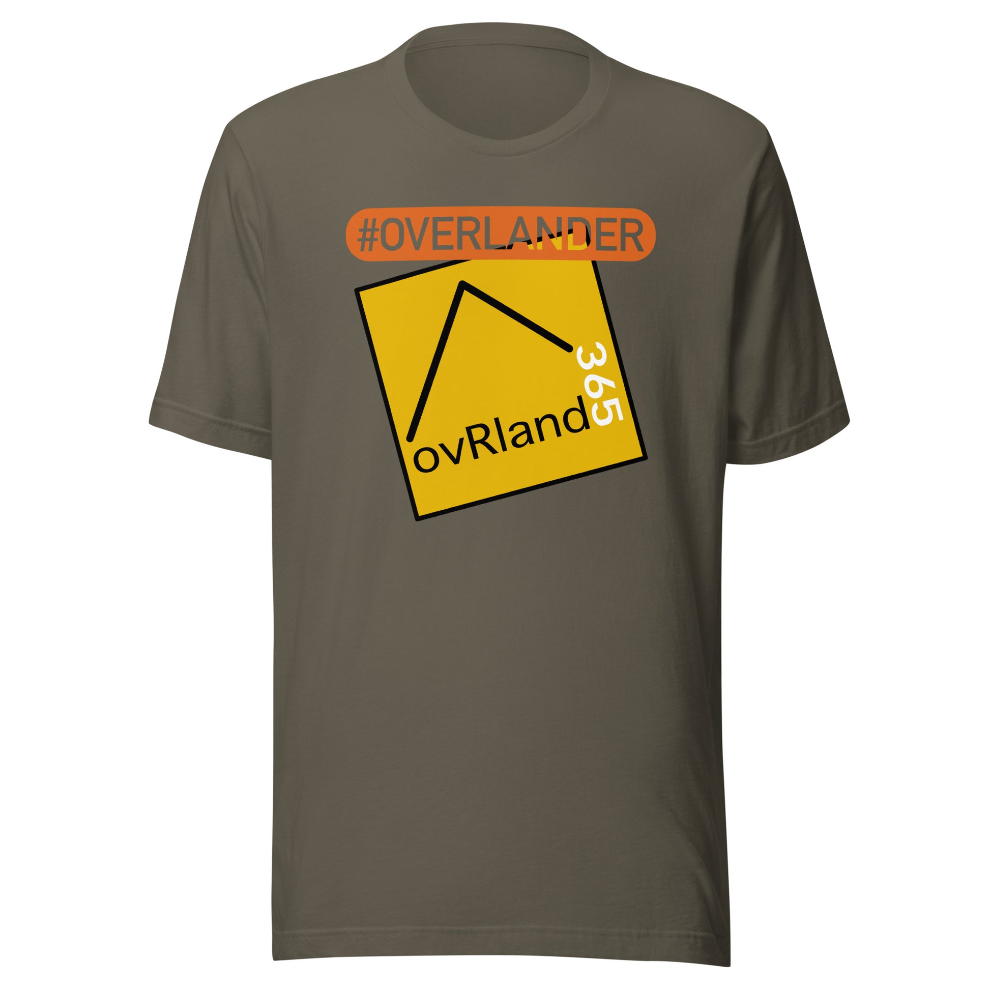 #overlander overlanding t-shirt, green. overland365.com