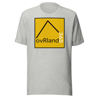 Classic ovRland365 t-shirt, light grey. overland365.com