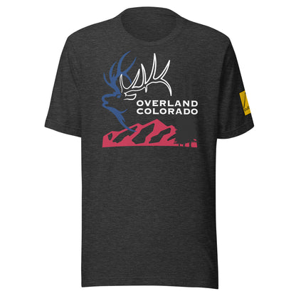 OVERLAND COLORADO - Dark Grey T-shirt - overland365.com