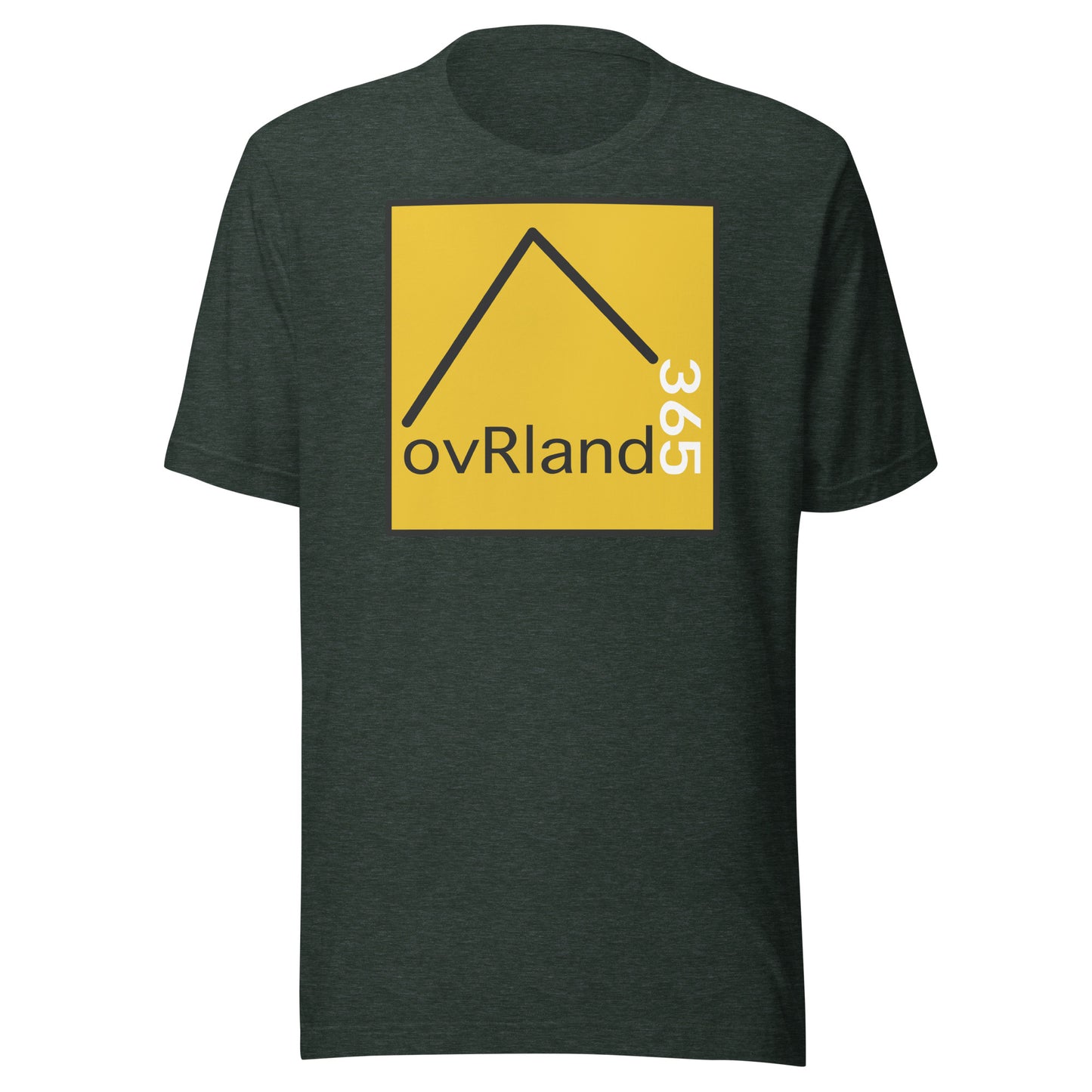 Classic ovRland365 t-shirt, forest. overland365.com