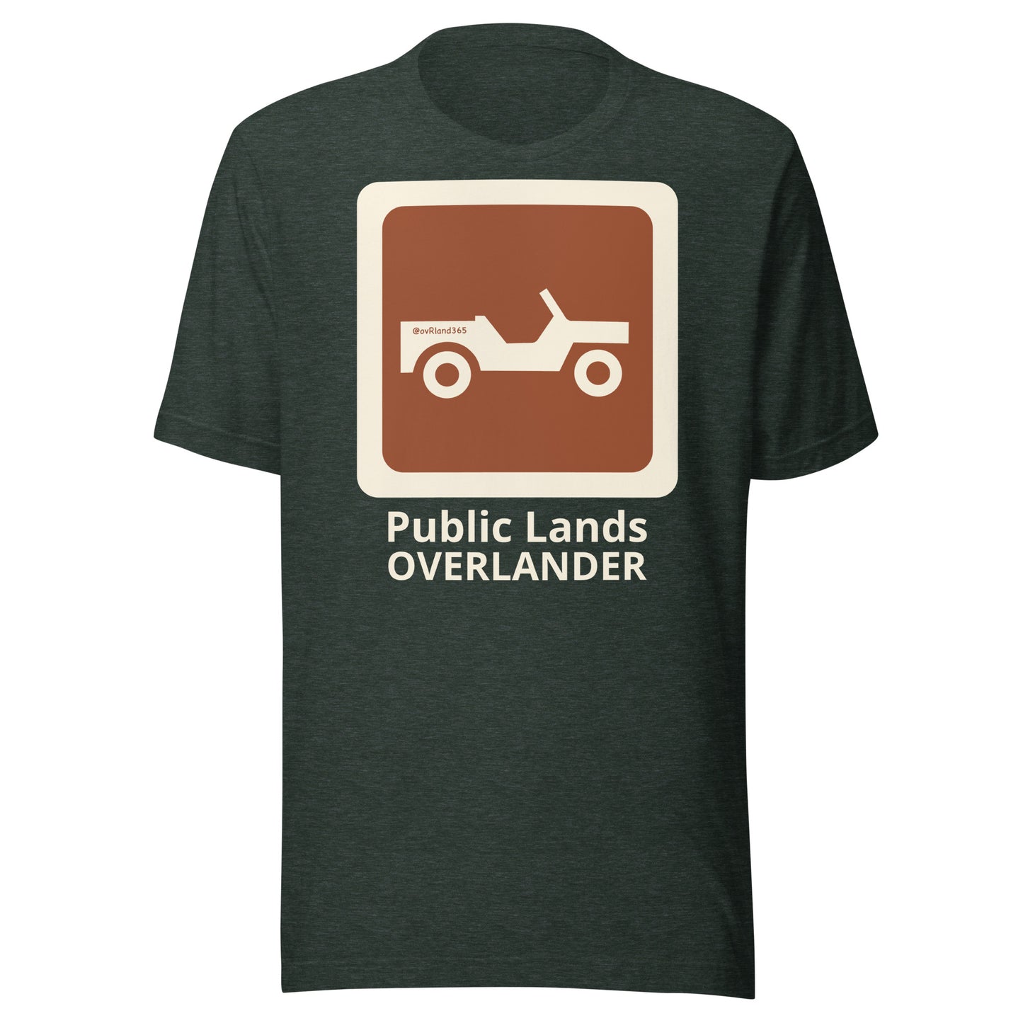 Forest Public Lands OVERLANDER t-shirt. overland365.com