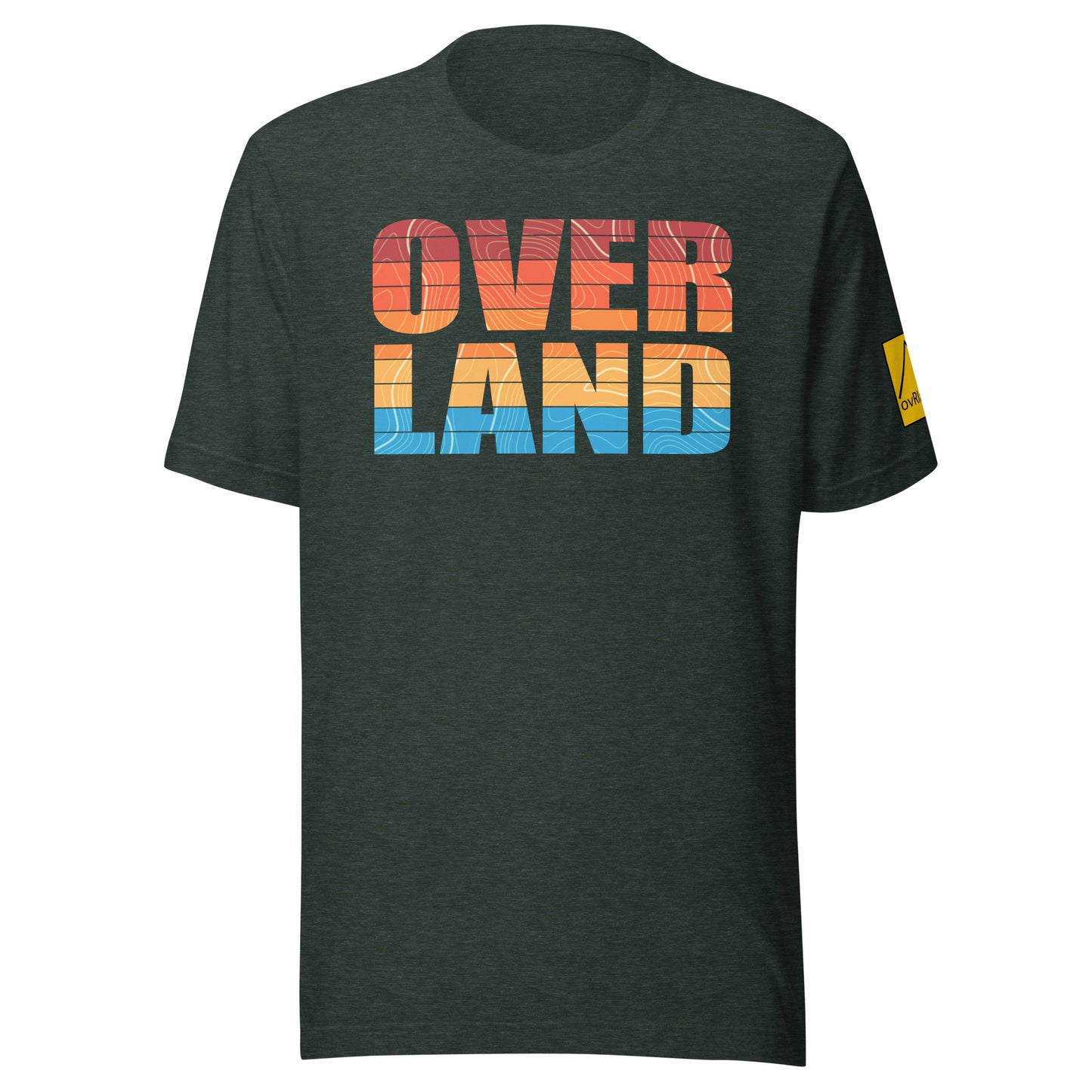 OVER LAND t-shirt. forest. overland365.com