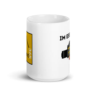 IM ESSENTIAL white 15oz coffee mug. overland365.com