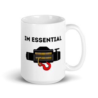 IM ESSENTIAL white 15oz coffee mug. overland365.com