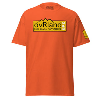 Overland orange classic t-shirt. ovRland365. overland365.com