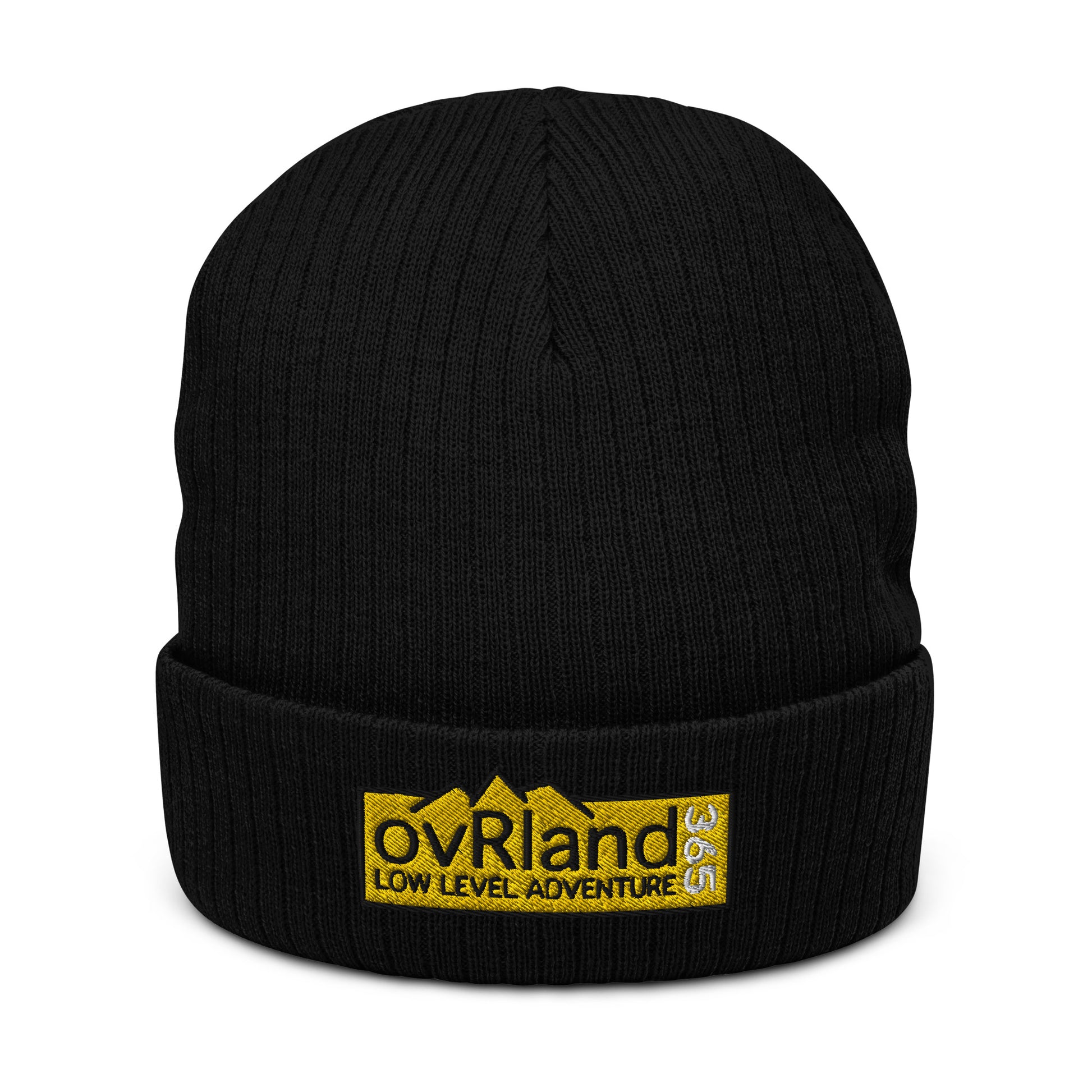 ovRland365 Low Level Adventure overlanding beanie. black. overland365.com
