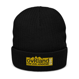 ovRland365 Low Level Adventure overlanding beanie. black. overland365.com