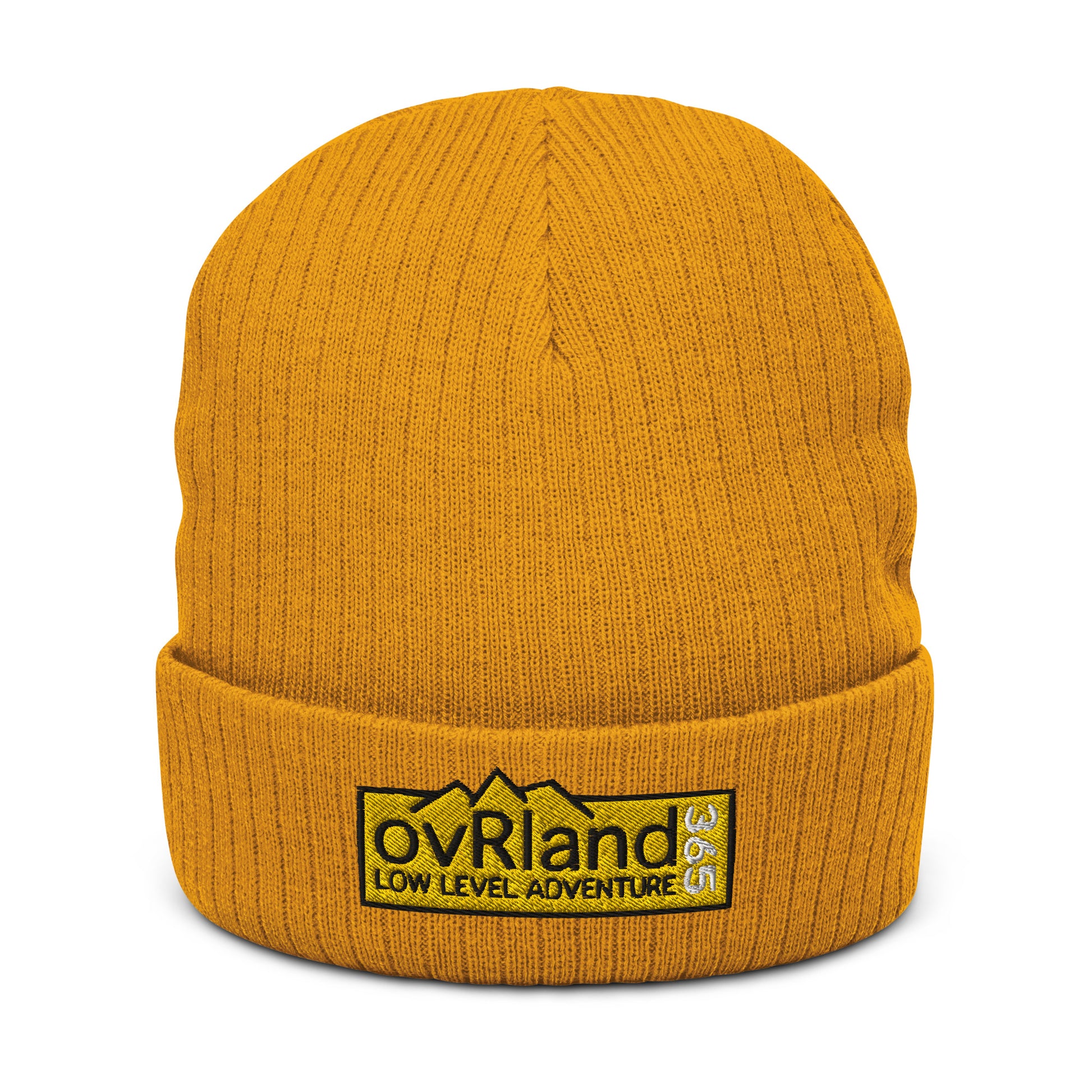 ovRland365 Low Level Adventure overlanding beanie. mustard. overland365.com